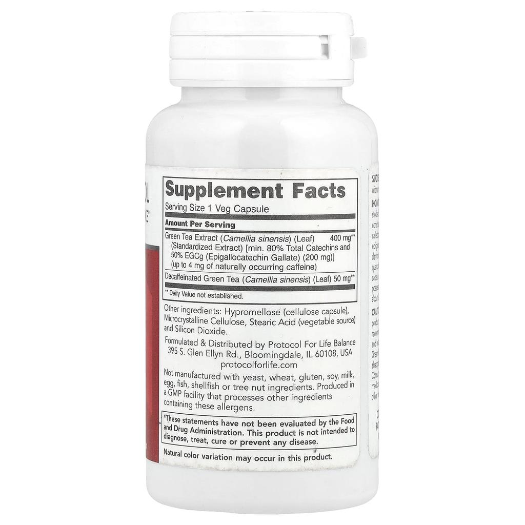 Egcg Green Tea Extract, Veggie Capsules 90