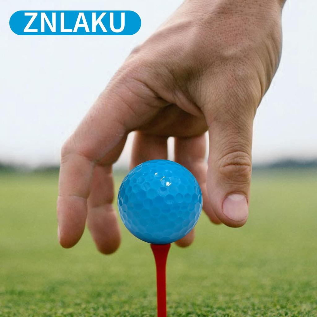 ZNLAKU Color Golf Combined Distance High Rebound Eye-catching Balls, 2-Piece Construction, &