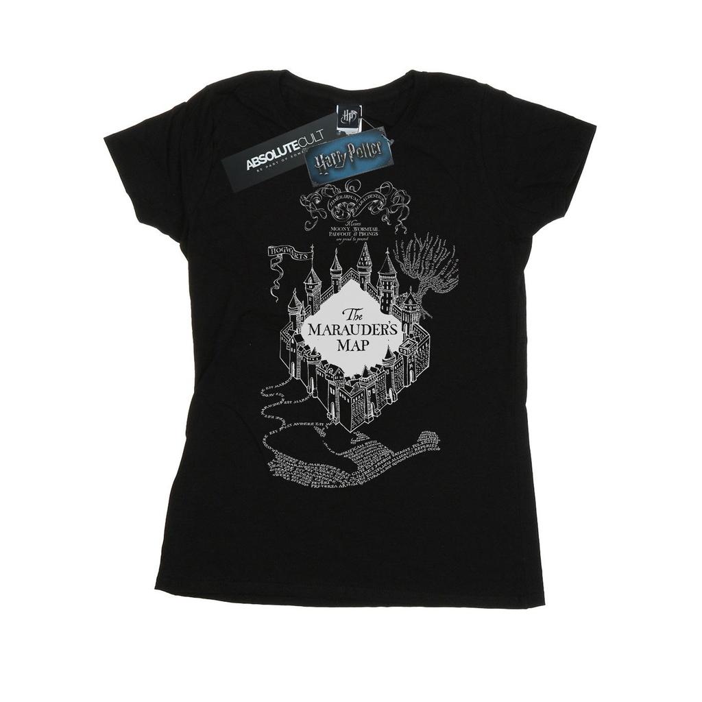 Harry Potter Womens/Ladies The Marauder´s Map Cotton T-Shirt