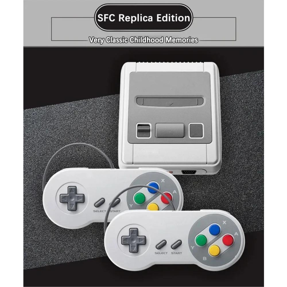 Mini Portable Retro Video Game Console for SNES Home Game Player AV Output Built In SFC620 Game with Wired Gamepad GameAccessory