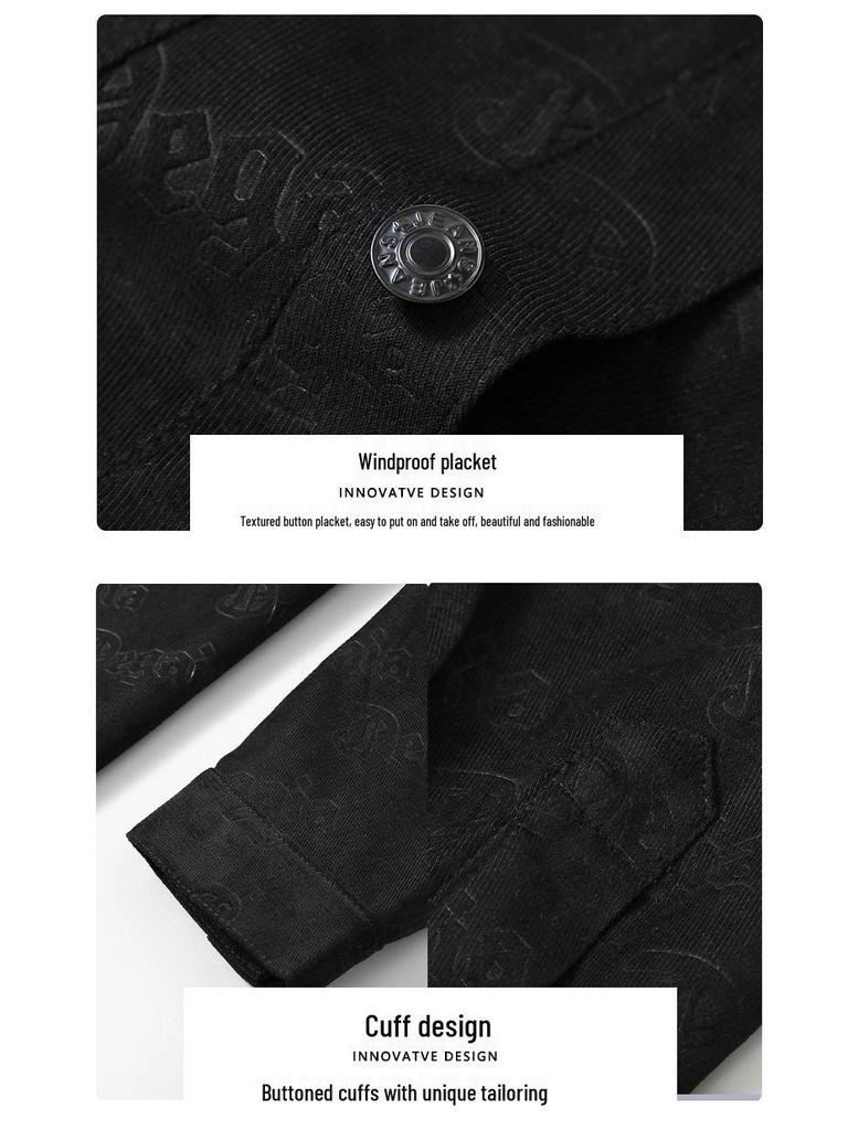Autumn Casual Plus Size Men's Jacket - Trendy Extra Large, Up to 400 Jin