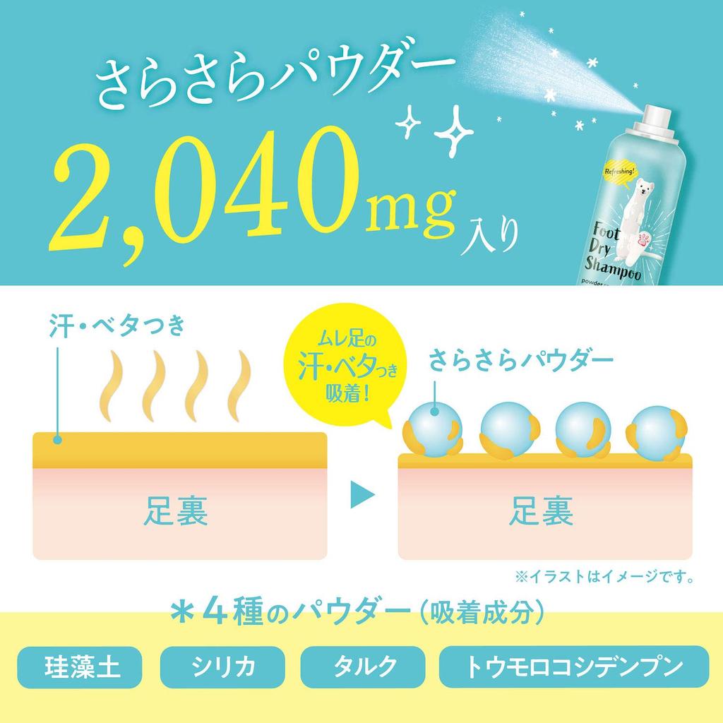 Grafico Foot Meji Foot Dry Shampoo Citrus Soap 60g
