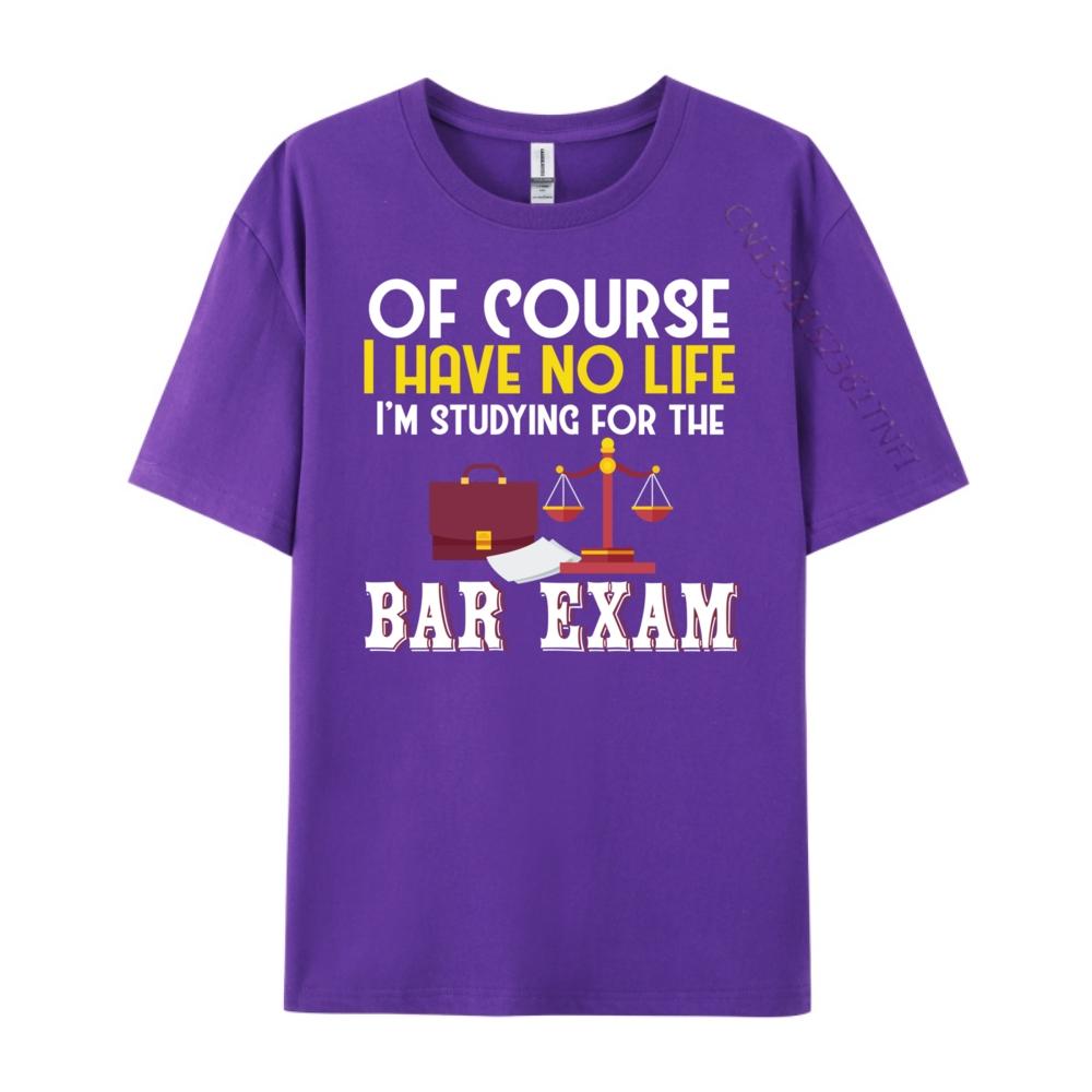 Law School Bar Exam Lawyer Student Luxury Clothing Female Fashionable and Trendy Tshirts Men Original Tees