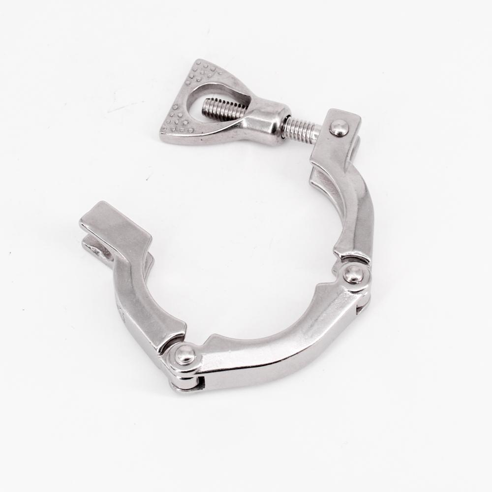 1.5" 2" 2.5" 3" 3.5" 4" 4.5" Abrazadera Tri Clamp Acero Inoxidable 304 Tres Secciones Sanitaria Accesorios de Abrazadera Tri Clamp Para Cerveza Casera