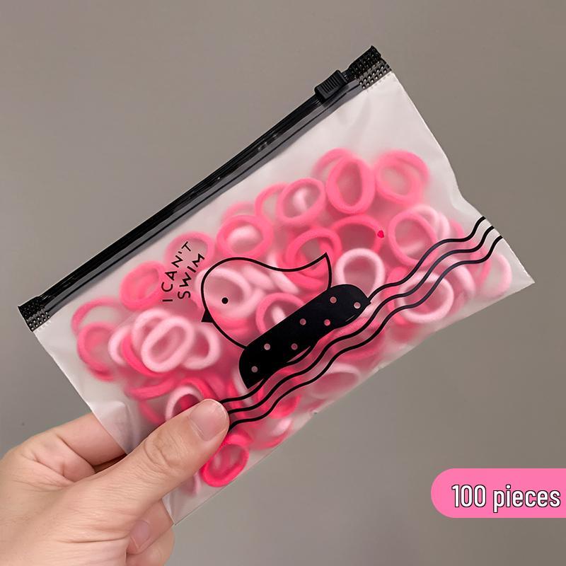 Nahtlose Haargummis im koreanischen Stil für Mädchen - Elastische Haarbänder und Kopfschmuck für Kinder