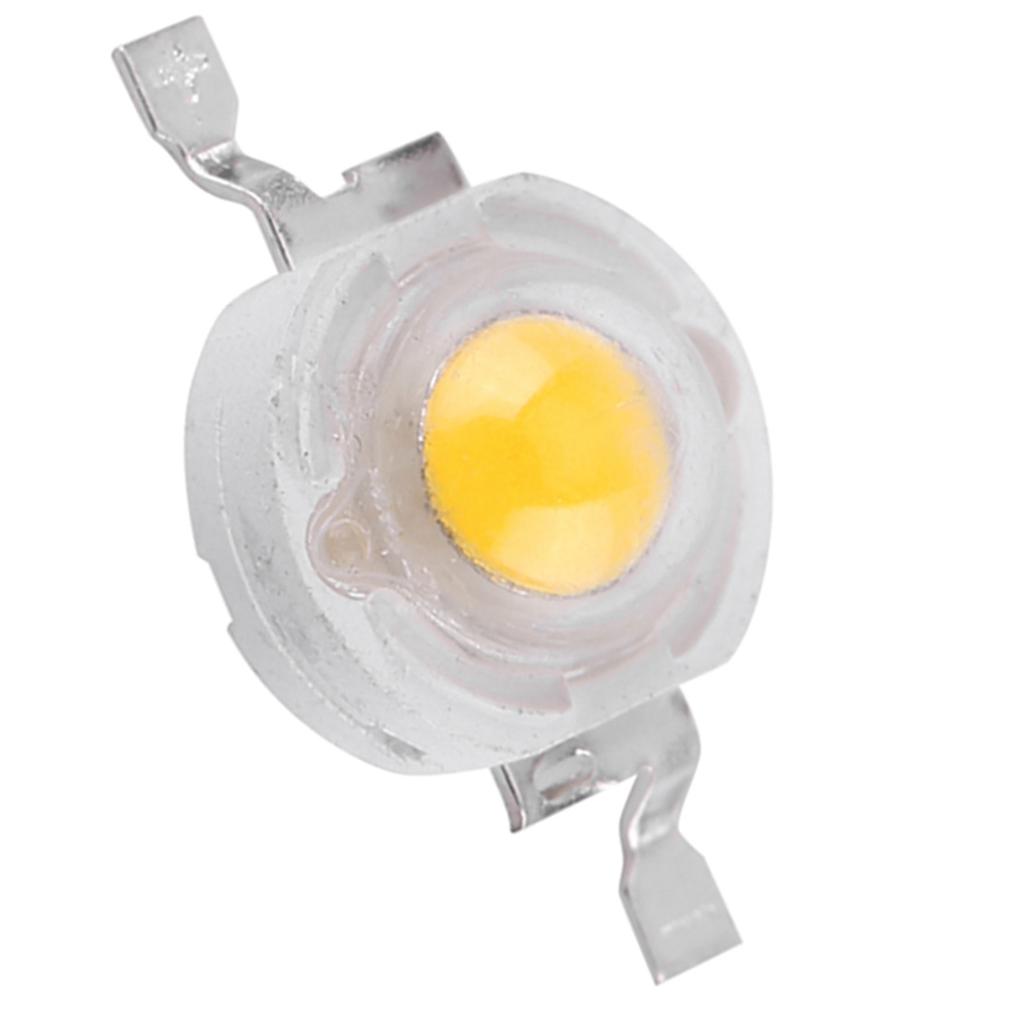 50pcs SMD 1W LED Lamp Bulb Beads Chip For Home Floodlight High White