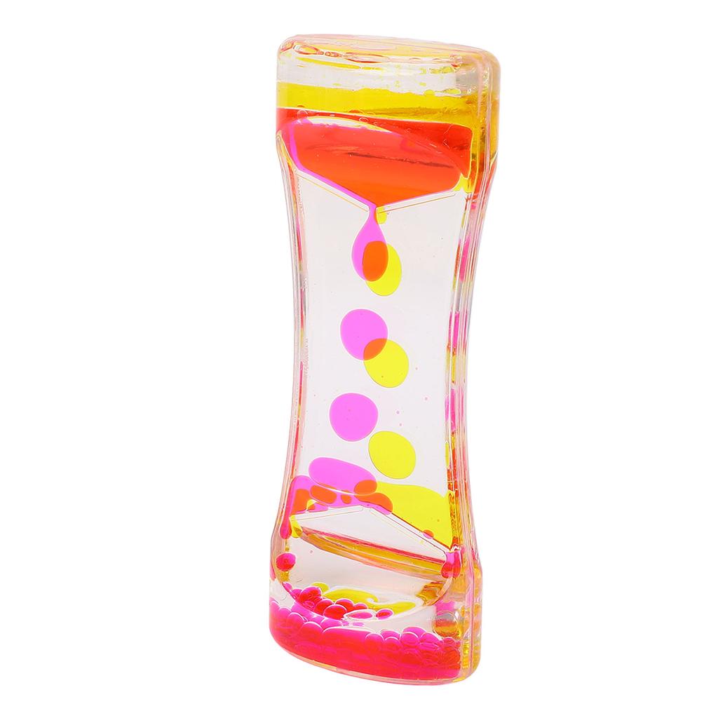 Liquid Motion Bubbler Timer Creative Relaxing Stress Relief Colorful Hourglass Desk Toy for Home Office Decor