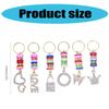 Rhinestones Dreadlock Bead Hair Beads Loose Hair Jewelry For Halloween Braid Clip Hair Rings Hair Clip Braid Rings