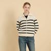 Stripe Knit Zip Up B5w9k171