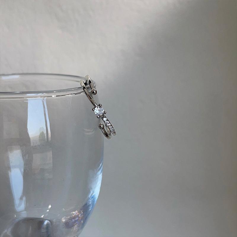 Adjustable Meteor Zircon Rings, Stainless Steel Cute Jewelry for Women, Comfort Fit Daily Wear Best Friend Gift Idea