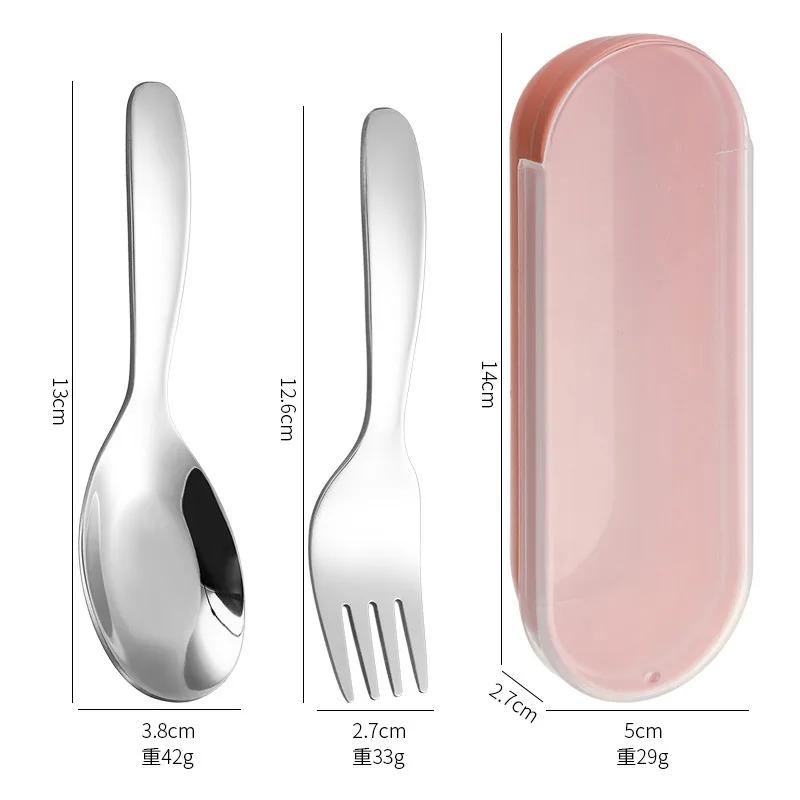 

2 шт. 1 набор портативных ложек и вилок, столовых приборов для кемпинга на открытом воздухе, набор столовых приборов из нержавеющей стали для походов, походов, приготовления пищи на открытом воздухе