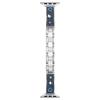 Denim Metal Strap for Apple Watch Series 10 9 8 7 SE 6 5 4 3 2 1 42mm 41mm 40mm 38mm Dopamine Rhinestone Watch Band