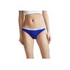 Calvin Klein Logo Jacquard Waistband Cotton Sexy Triangle Underwear Women underwear Gem-Blue D1618FPT