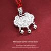 990 Sterling Silver Lucky Lock Pendant Necklace for Girls - Elegant, Durable, and Perfect Birthday Gift
