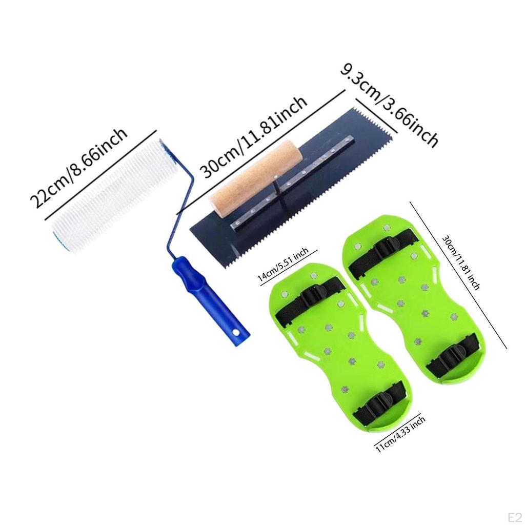 Sıva Malası Ahşap Saplı Beton Bitirme 5 mm Testere Dişli Zemin Aleti