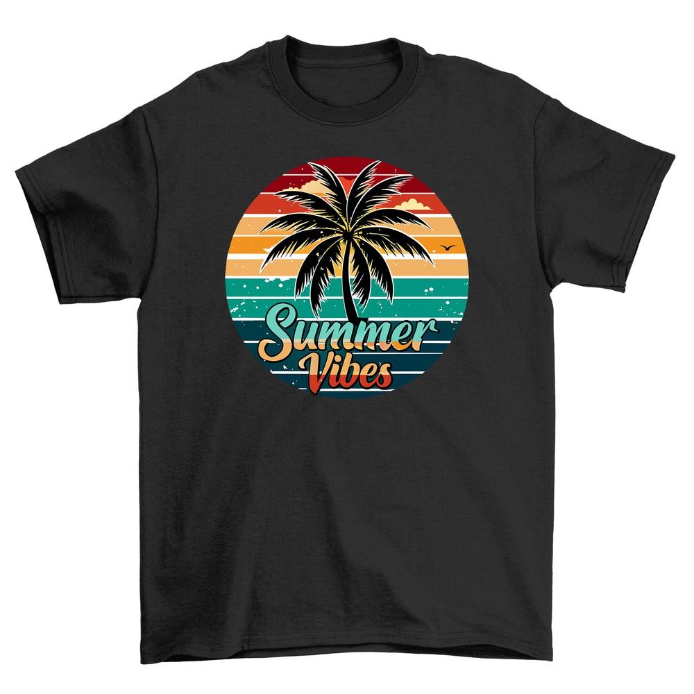 'Summer_26 Vibes'' Palm Tree T-shirt: Funny Summer Vibes! 100% Cotton, Unisex Pri
