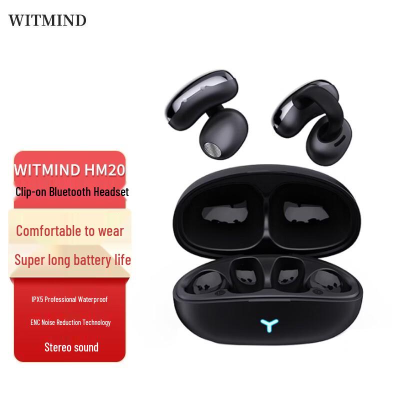 WITMIND HM20 Ear Clip Sports Bluetooth Headset