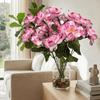 UV Protection Silk Begonia Flower Floral Arrangement Fake Flower Faux Plants  Office Decoration