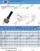 Self-Lubricating SQD5-20 Spherical Rod End Bearing with Universal Rotation