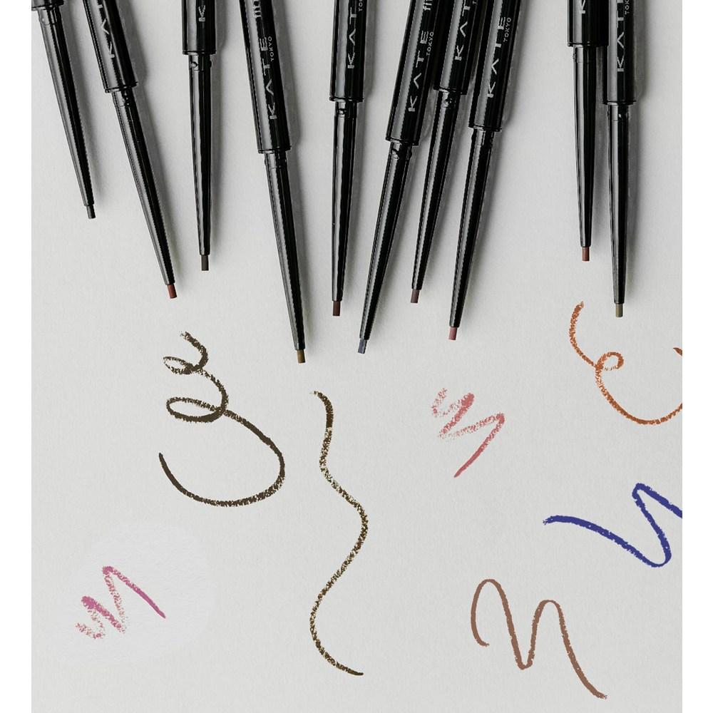 Kate Fit Rare Gel Pencil N Eyeliner 0.08g, RD-1 Cassis Burgundy, 1 Piece