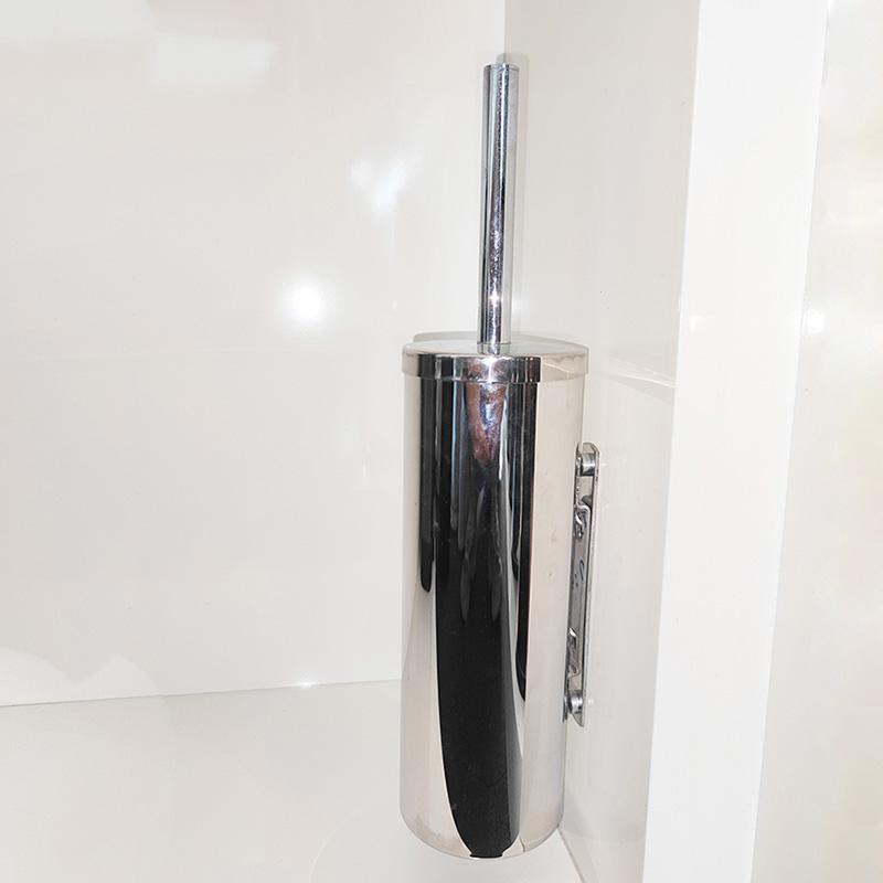 Stainless Steel Brush Holder Modern Design Cleaning Brush Durable Stainless Steel Toilet Brush Total Project Solution Brush