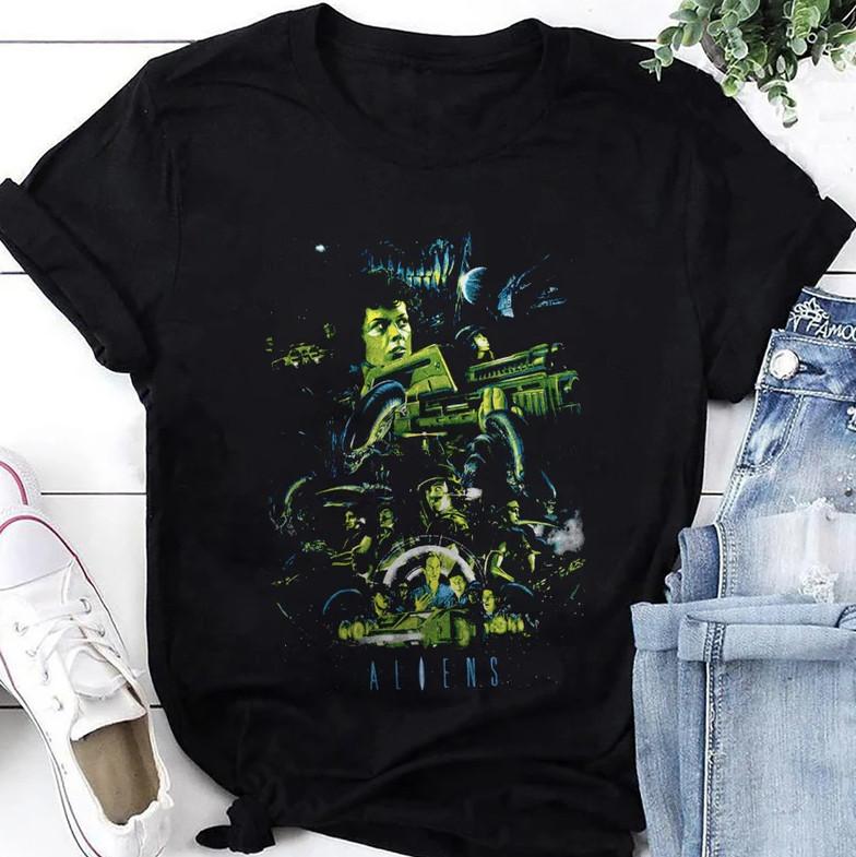 

Aliens Horror Movie T-Shirt, Aliens Shirt Fan Gifts, Aliens Vintage Shirt M