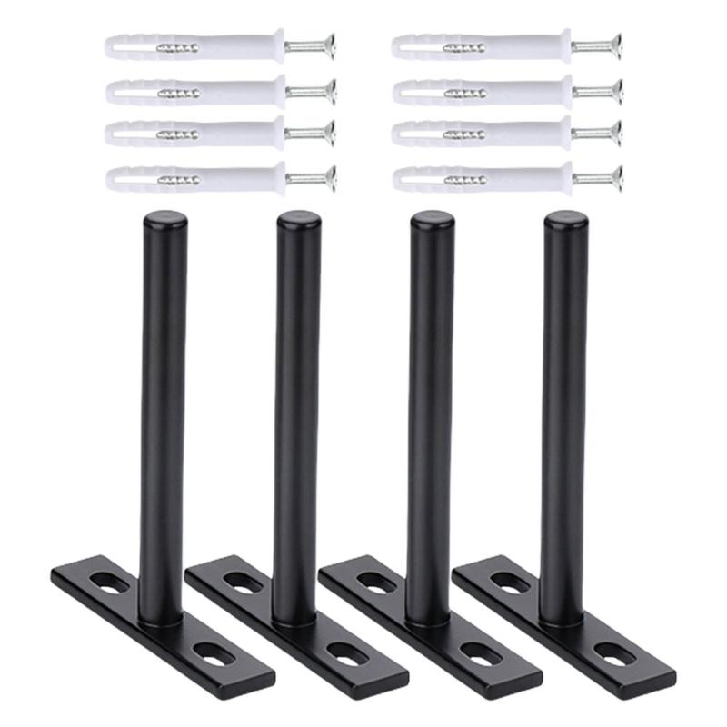 Concealed Shelf Support Brackets Heavy Duty Shelf Bracket set 4/6/8pcs for Multifunction  Use in Small Apartments & Homes