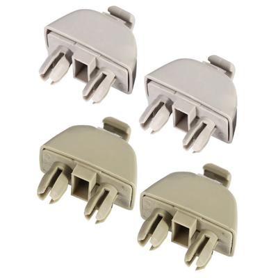 1 Pair Sun Visor Clip Hook Bracket Retainer Interior Trim Replacement Fastener Clip for A6-C6 Passat-B7 Polo- 4F0857561