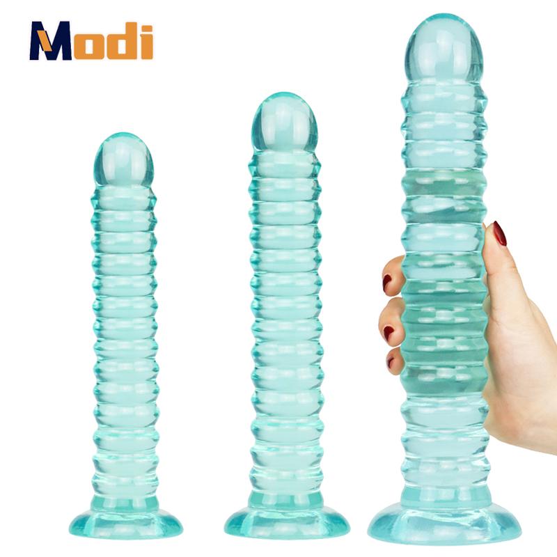 Long Anal Plug Suction Cup Prostate Massager Masturbator for Men Women Buttplugs Anal Expander Dildo Sex Toy