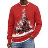 Men's Christmas Hoodless Neck Pullover Sweatshirt, for Him