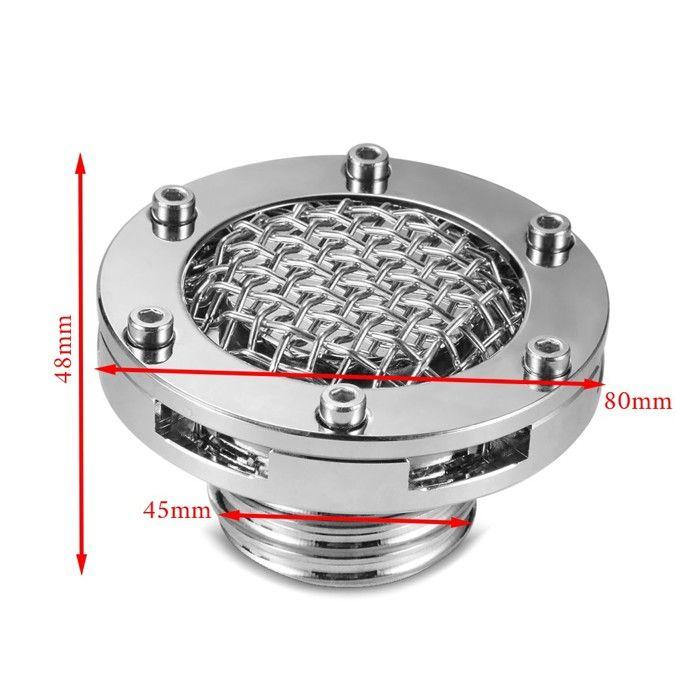 Bouchon de réservoir moto CNC bouchon de gaz Craftride TD6 noir