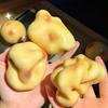 Pudding Croccante al Caramello Pallina Antistress Giocattolo Morbido Arachidi Croccanti, Patate Pallina Antistress Giocattolo Fidget ASMR Giocattoli Sensoriali per Alleviare lo Stress