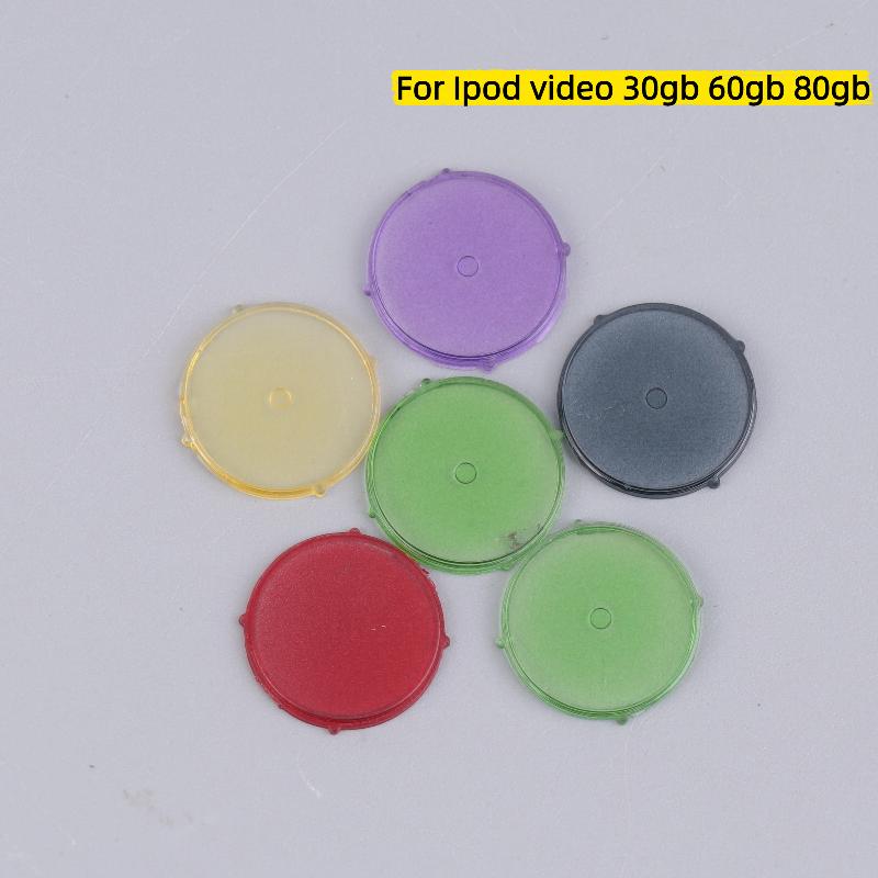 Středové tlačítko Clickwheel pro iPod Video 30GB 60GB 80GB Průhledné otočné disky Tlačítka pro MP3 příslušenství