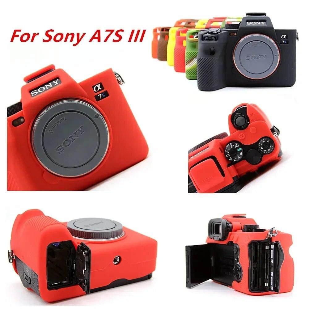 Silicone Case Cover Camera Bag for Sony A7IV A7M4 A7c A7R A7 A7S Mark III IV A7SIII A7III A7RIII A7RIV