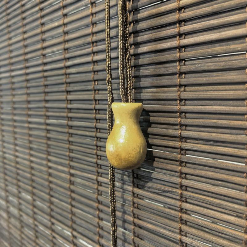 Jaluzele Rulou de Exterior din Bambus Impermeabil pentru Protecție Solară și Partajare