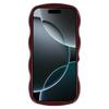 For iPhone 16 Pro Max Case Wavy Edge Shockproof TPU + PC Phone Cover