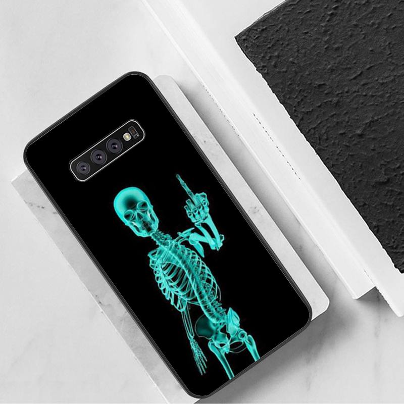 Skeleton Phone Case For Samsung Galaxy S7 Edge Plus S9 S20Plus S20ULTRA S10lite S225G S10 Case