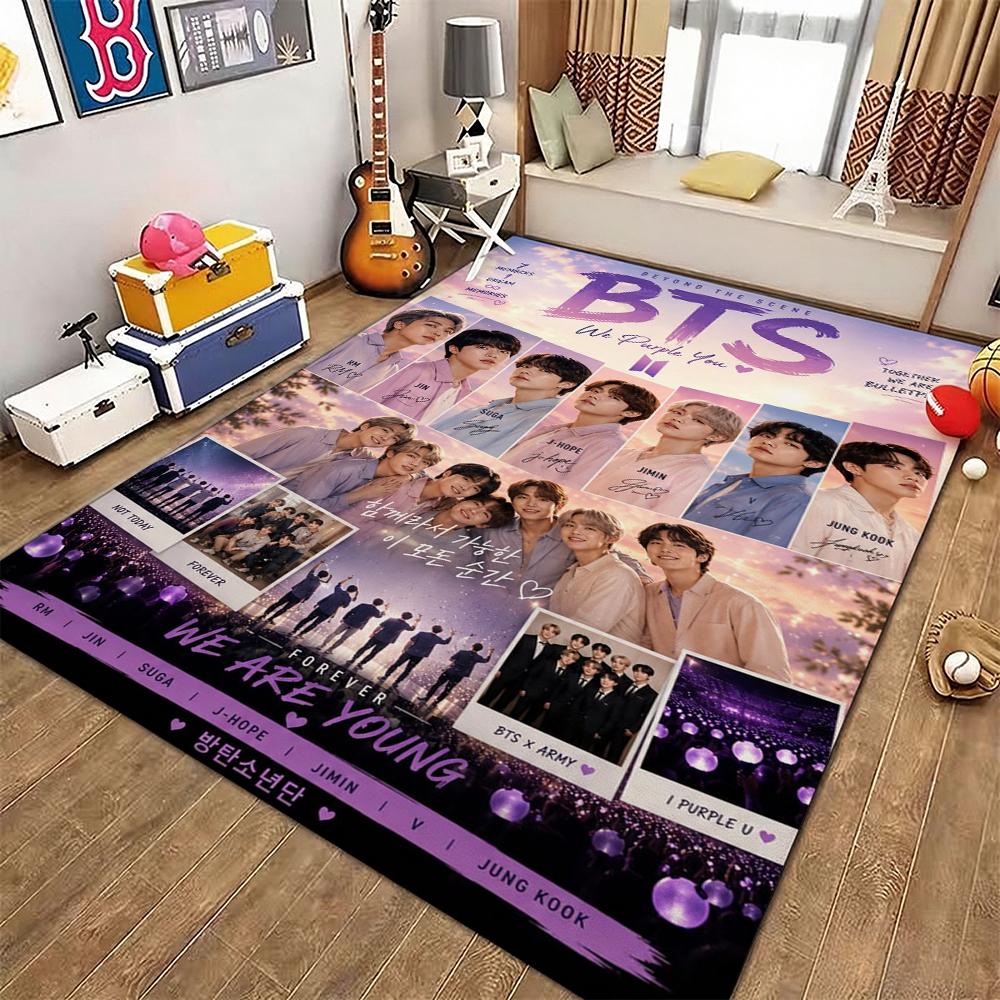 Jimin Pink Roses Carpet Soft Rug Plush Rug 8X10 Rug Living Room Rug Hallway Runner Noise Reducing