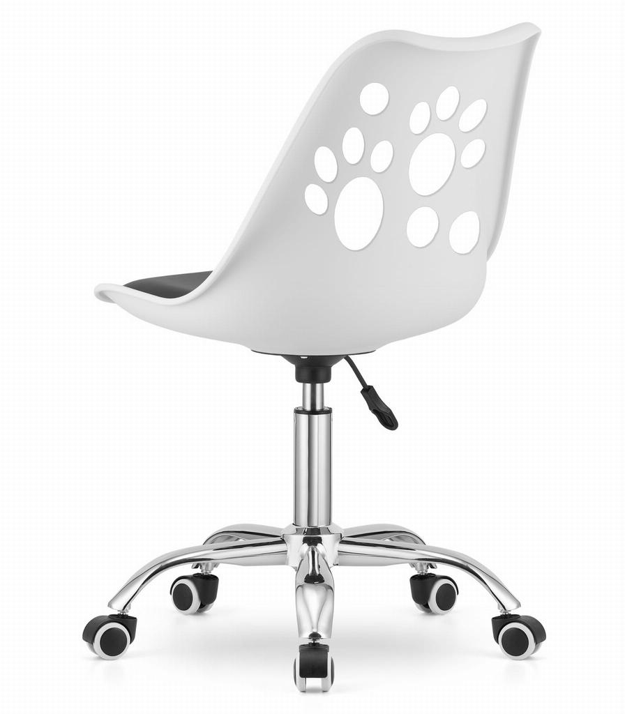 PRINT Swivel Chair - Black and White