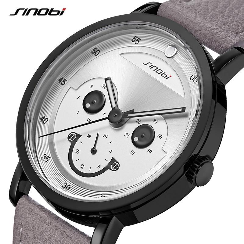 Sinobi 9805 Men's Luminous Waterproof Fashion Quartz Wristwatch