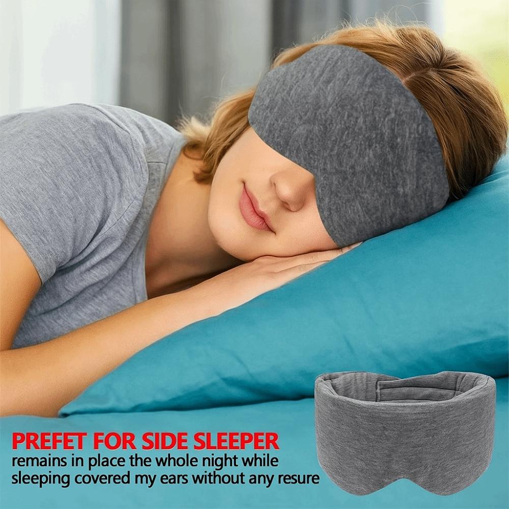 Full Cover Design Sleep Eye Mask Soft Texture Eye Shade Blindfold Eye Patch  Night Sleep