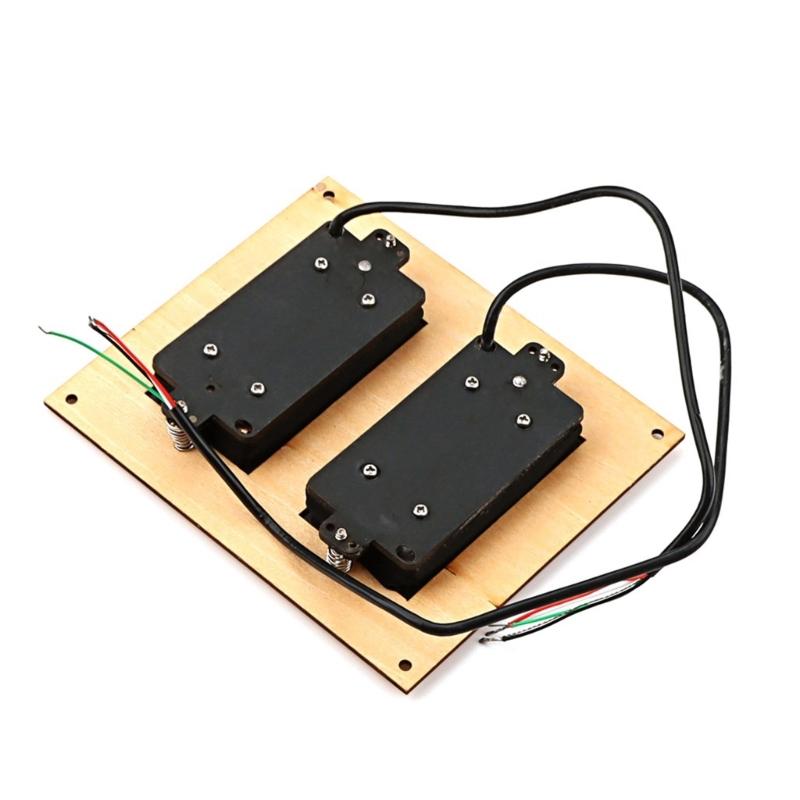Double Coil Pickups Neck Bridge Replacement Accessory Electric Guitar for Guitar Part Double Coil Pickups Replacement