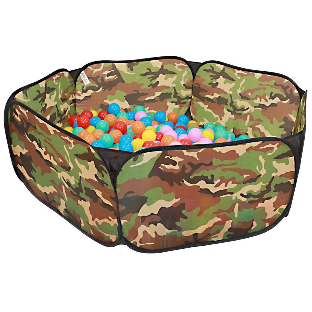 Ball For Home Indoor and Outdoor Play Baby Play Easy to Store and Carry [Queen-b] Pool, Camouflage, Foldable, 120cm, Children, Kids, Use, Equipment,