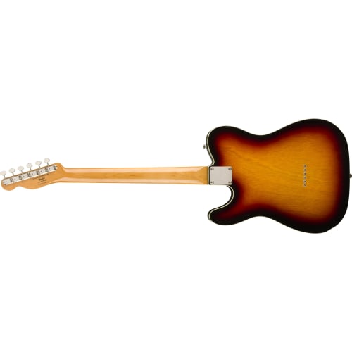 Squier by Fender Classic Vibe 60s Custom Telecaster? Electric Guitar, 3-Tone Sunburst with Soft Case