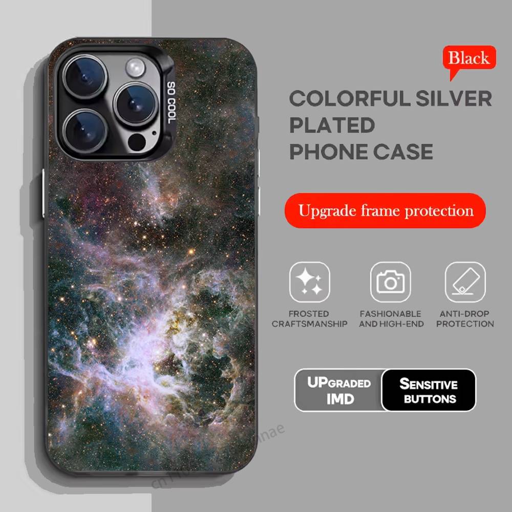 Earth Stars Space Phone Case for iPhone 17 11 12 Pro Max Plus Mini Air SE  16e 14 15 16 13 Soft Shell