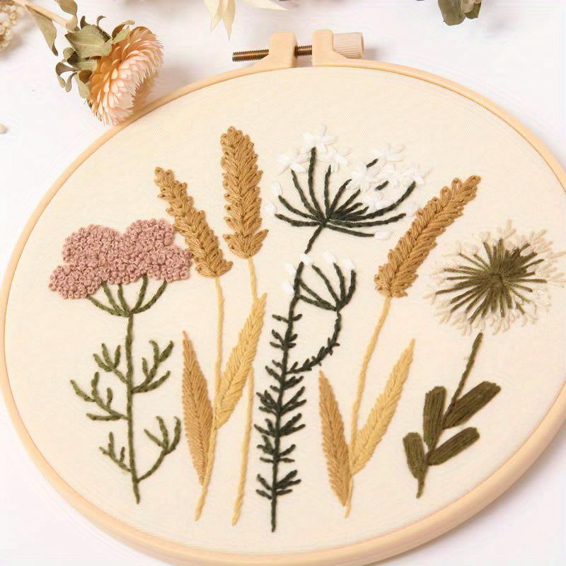 An American-style Floral Embroidery DIY Craft Kit (including Tools) Is Suitable for Beginners To Practice Embroidery.