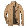 Men's ebay spring and autumn casual plus size jacket pure cotton epaulettes air force one men's jacket