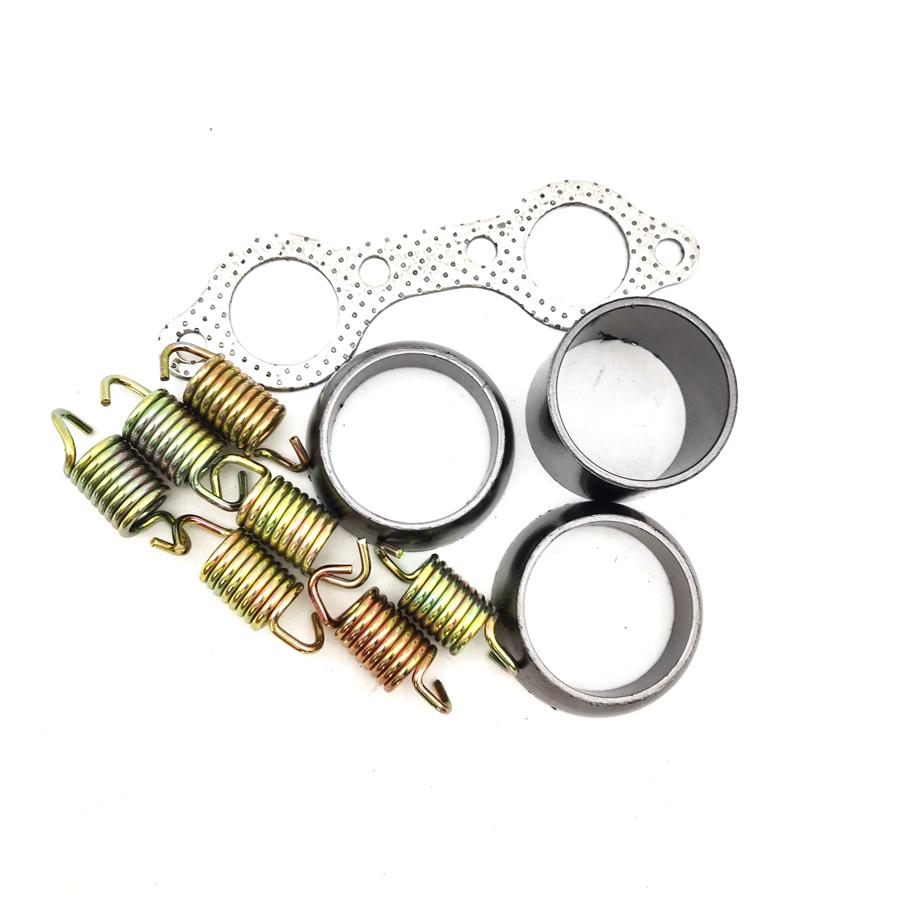 Exhaust Muffler Pipe Gasket and Spring Rebuild Kit For Polaris RZR 800 2008-2010