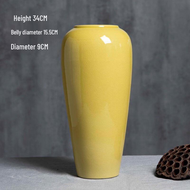 Handmade Ice Crack Ceramic Flower Vase Set