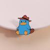 Perry the Platypus Enamel Pin Cartoon Anime Characters Green Pet Brooch Lapel Backpack Badge Fashion Jewelry Gift for Friends
